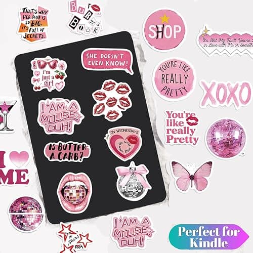 200PCS Aesthetic Downtown Girls Stickers Pack Cool Trendy Y2K Stickers for Water Bottle Funny Waterproof Sticker for Teens Adults Vinyl Sticker for Laptop Skateboard Party Supplies(Downtown200) thumbnail 5