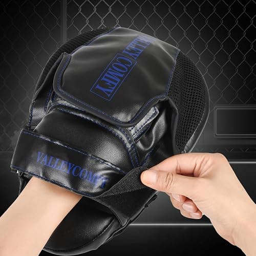 Valleycomfy Boxing Punching Mitts,Boxing Pads Mitts for Men,Ideal for Boxing Training,Kickboxing,Martial Arts thumbnail 5