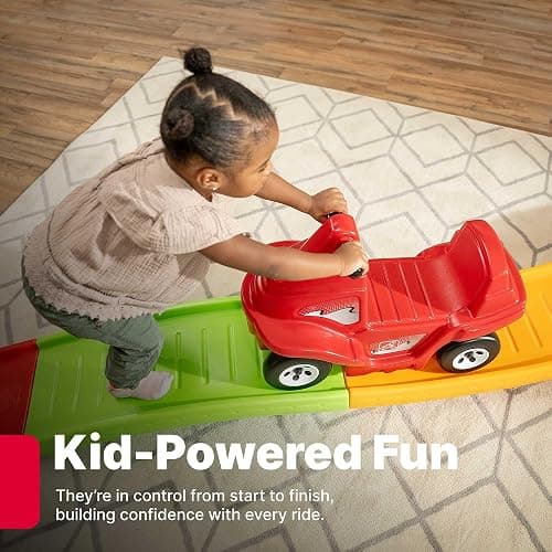 Step2 Up & Down Roller Coaster Toy for Kids, Ride On Push Car, Indoor/Outdoor Playset, Toddlers Ages 2 - 5 years old, Compact Storage, Max Weight 50 lb., Multicolor thumbnail 6