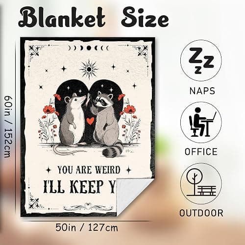 Basiole Best Friend Birthday Gifts for Women, Best Friend Blanket 60"X50", Friendship Gifts for Woman, Christmas/Graduation Present for Bestie/BFF/Soul Sister thumbnail 3