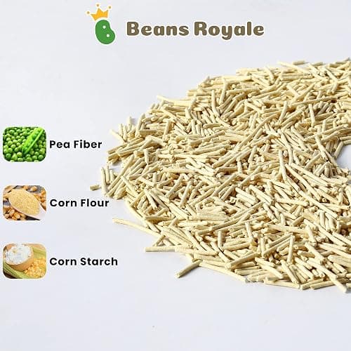 Beans Royale 2pcs Pack (6L x 2) Tofu Cat Litter, Biodegradable, Clumping Kitty Litter, Flushable,Pea Fiber,Dust Free, Odor Control, Low Tracking, Lightweight thumbnail 2