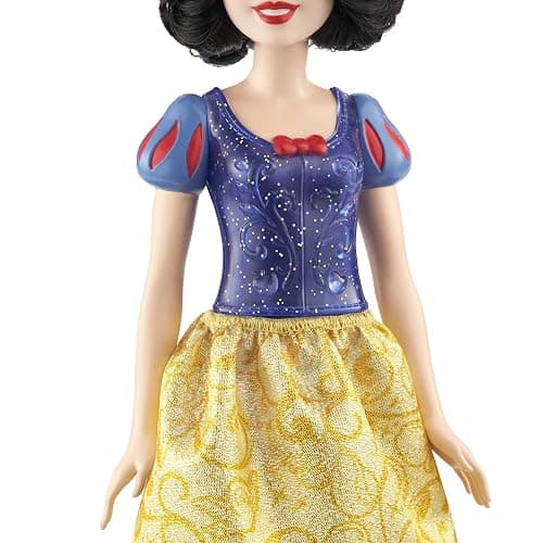 Mattel Disney Princess Snow White Doll in Sparkling Fashion with Removable Skirt, Hairband and Shoes, Posable & Collectible, Inspired by Movie thumbnail 4