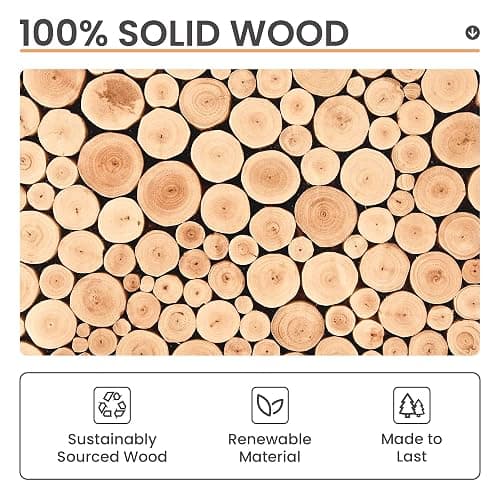 upsimples 11x14 Picture Frame Set of 3, Natural Solid Wooden Picture Frames, Display 8x10 with Mat or 11 x 14 Without for Vertical or Horizontal Wall Hanging thumbnail 4