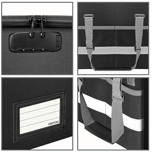 Fireproof Box File Storage Organizer Anti-Static Box,Collapsible Fireproof Document Box Filing Box with Handle,Portable Home Office Safe Box for Hanging Letter/Legal Folder thumbnail 9