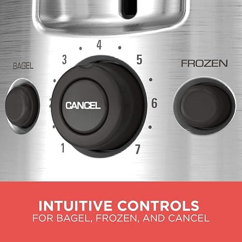 BLACK+DECKER 2-Slice Extra Wide Slot Toaster, Classic Oval, Black with Stainless Steel Accents, TR1278B thumbnail 3