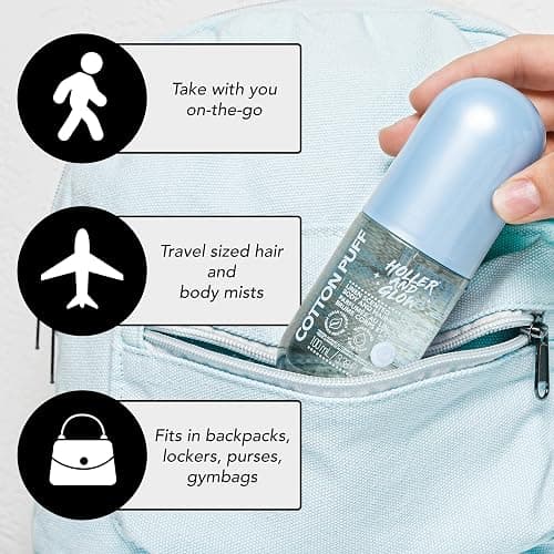 Holler And Glow Mood Boosting Cotton Puff Body & Hair Mist, Body Spray, Teen Girls Spritz, Long Lasting, Linen, Fresh Scented, Water Based Fragrance For Tweens, Clean & Gentle Formula, 3.38 Fl Oz thumbnail 5