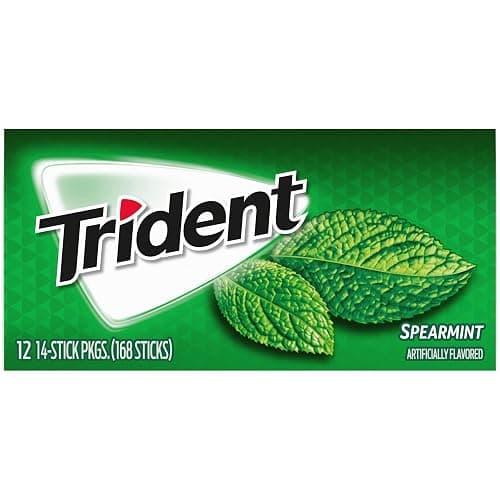 Trident Spearmint Sugar-Free Chewing Gum, 12 Packs of 14 Pieces (168 Total Pieces) thumbnail 19