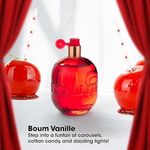 JEANNE ARTHES - Boum Vanille et sa pomme d'Amour Eau de Parfum - Spray perfume for women - Floral Fruity Scent - Notes of Orange, Candy Apple - Made in France - 3.38 Fl.oz thumbnail 5