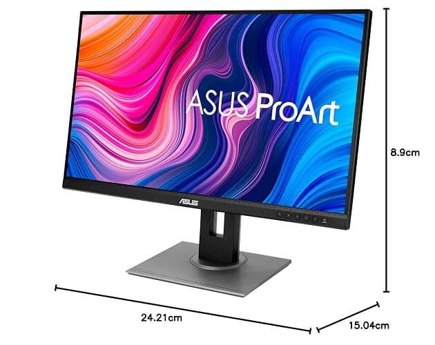 ASUS ProArt Display PA278QV 27” WQHD (2560 x 1440) Monitor, 100% sRGB/Rec. 709 ΔE < 2, IPS, DisplayPort HDMI DVI-D Mini DP, Calman Verified, Anti-glare, Tilt Pivot Swivel Height Adjustable, Black thumbnail 13
