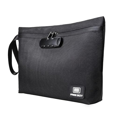 Free Boy Smell Proof Bags 11.8"x8.6"Durable Odor Proof Stash Bag with Combination Lock,Smell Odor Case Container - Image 1