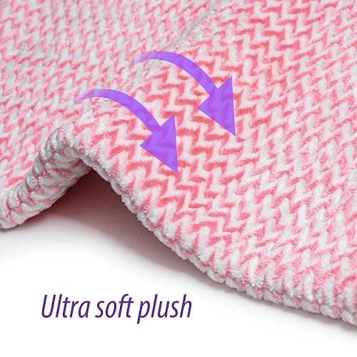 GOQOTOMO Fast-Heating Electric Heating Pad for Back/Waist/Abdomen/Shoulder/Neck Pain and Cramps Relief - 12 Heat Levels, 8 Timers with Countdown, Stay on, Machine Washable-PW01(Pink) thumbnail 2