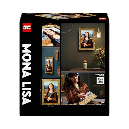LEGO Art Mona Lisa, Set für Erwachsene, Gemälde von Leonardo da Vinci zum Aufhängen, kreative Aktivität für Männer und Frauen, Geschenk für Kunstliebhaber, italienische Renaissance Kunst 31213 thumbnail 8