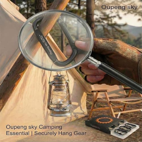 Carabiner Clip - Heavy Duty Carabiners 800lbs-13KN (2922 lbs) Carabeaner D Ring Shape,Key Chain Clip Hook,Keychain Clip,Multipurpose for Camping, Hiking,Backpacking or Other Outdoor Activities. thumbnail 5