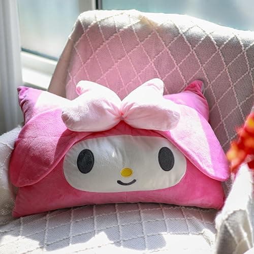 Teyeuf Kawaii Pillowcase,Cotton Pillowcases,Cute Pillow,Cute Girl Plush Pillow Slips,for Dormitory Decorative Bedroom Livingroom, 62×42CM thumbnail 10