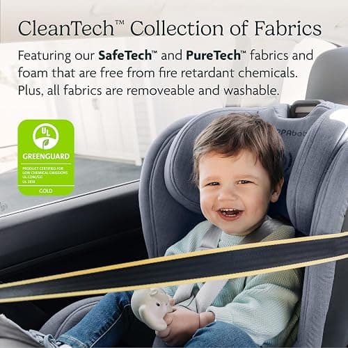 UPPAbaby Knox Convertible Car Seat/Rear Facing and Forward Facing/Intuitive Safety Features/Koroyd + CleanTech Technology/Removable Cup Holder Included/Jake (Charcoal) - Jake (Charcoal) thumbnail 3