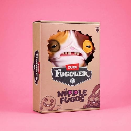 Fuggler Nipple Fuggs 9 Inch Plush Collectible (Wrinkle McStinkles) by ZURU | Funny Ugly Monster with signature teeth, soft & huggable collectible plush, for fans & collectors, gift for tweens & teens thumbnail 4