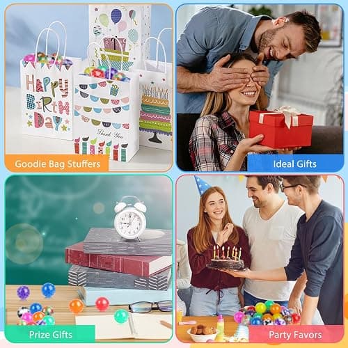 54Pack Stress Balls, Squishy Squeeze Balls Bulk Fidget for Adults Squishy Balls Stress Relief Balls, Stress Balls for Adults, Party Favors, Goodie Bag Stuffers thumbnail 7