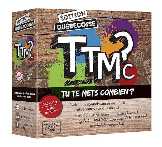 TTMC - Tu te Mets combien? | FR | Jeu de connaissances | 14 ans et + | 2 à 16 joueurs | 42 Minutes - Image 1