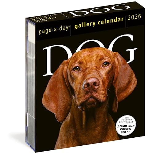 Dog Page-A-Day® Gallery Calendar 2026: An Elegant Canine Celebration - Image 1