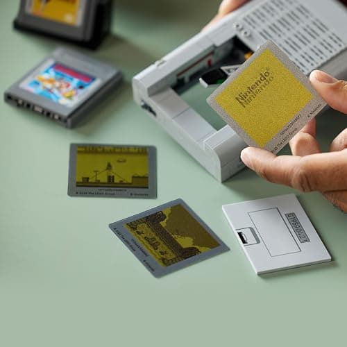 LEGO Game Boy 72046 Model Building Kit, Gamer Gift for Adult Nintendo Fans, Collectible Set, Brick-Built Replica System with Interchangeable Game Paks and Lenticular Screens (421 Pieces) thumbnail 2