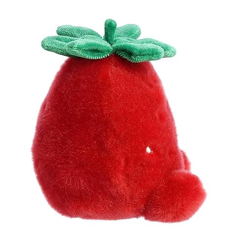 Aurora® Adorable Palm Pals™ Juicy Strawberry™ Stuffed Animal - Fun Collectible Plush for Kids and Adult Collectors - Perfect for Decorating Rooms and Birthday Gifts - Red 4.5 Inches thumbnail 3