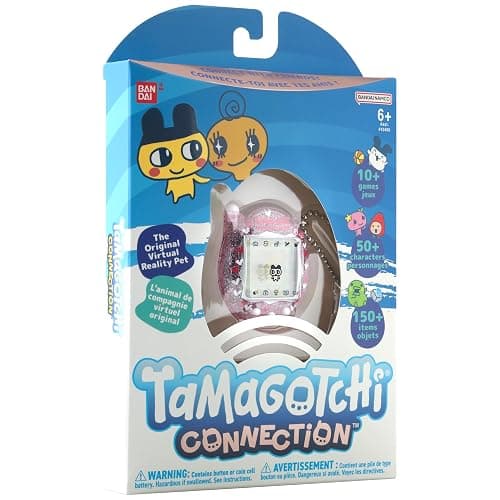 TAMAGOTCHI Bandai Connection Mascota Digital Carcasa Rosa con Purpurina Mascota Virtual Juguete Electrónico Con Conexión Infrarroja Para Diversión Compartida | Juguetes Para Niños Para Niñas Y Niños thumbnail 6