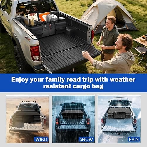 Mixsuper Truck Bed Organizer Fits Any Truck Size, Heavy Duty Truck Bed Storage With Straps For Groceries, Adjustable Trunk Organizer For Suv For Pickup, Convenient Accessories For Installation thumbnail 6