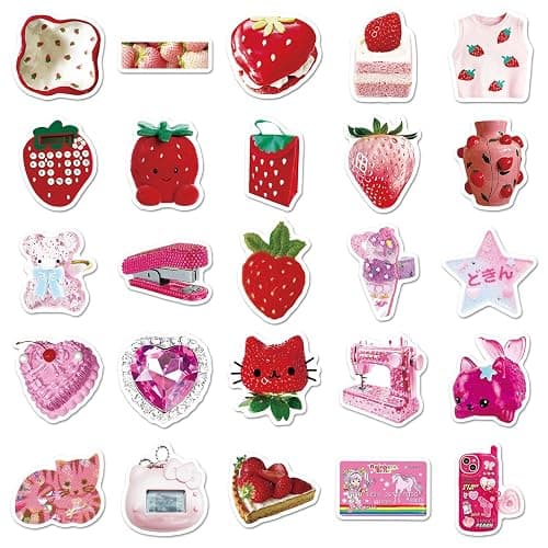300Pcs Cute Cartoon Girl Stickers Kawaii Aesthetic Sticker Pack Y2k Gifts Korean Style Waterproof Vinyl Decals for Laptop Ebook Readers Water Bottles Journal Scrapbook thumbnail 3