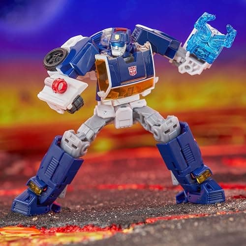 Transformers Legacy United Deluxe Class Rescue Bots Universe Autobot Chase, 5.5-inch Converting Action Figure, 8+ | Transformers Legacy United 6 Inch Action Figure Deluxe Class (2024 Wave 1) - Chase thumbnail 6