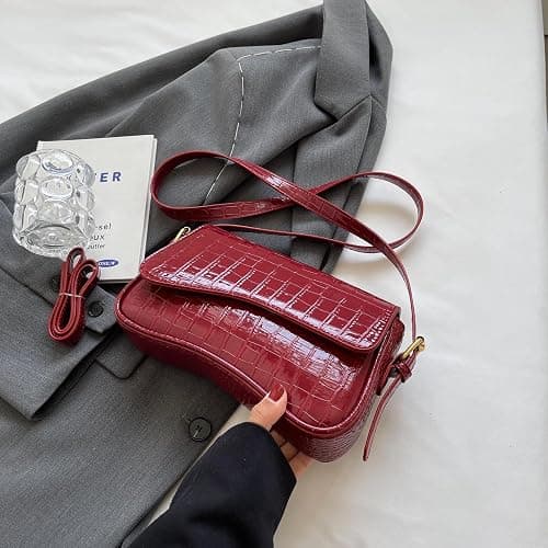 PU Leather Tote Bag for Women with 2 Removable Straps and Zipper Closure thumbnail 6