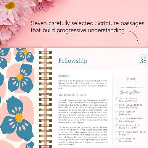 Official Spiral Bible® The Bible in a Year | 52 Week Guided Bible Study & Daily Reading Plan | Spiritual Companion & Journal for Adults & Teens | 8.5" x 11" Notebook thumbnail 6