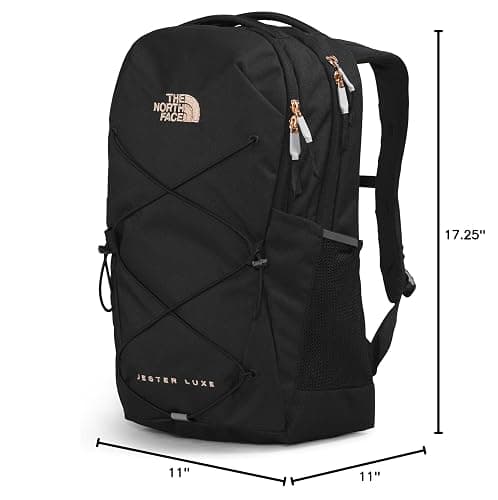 The North Face Women's Every Day Jester Laptop Backpack, TNF Black/Burnt Coral Metallic, One Size - One Size - Tnf Black/Burnt Coral Metallic thumbnail 2