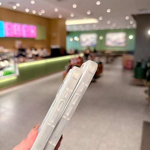 rozouai Compatible for iPhone 15 Plus Case for Women Girls,Cute Bowknot Pattern Curly Wave Wavy Frame Shape Shockproof Soft with Bowknot Bracelet Chain thumbnail 6