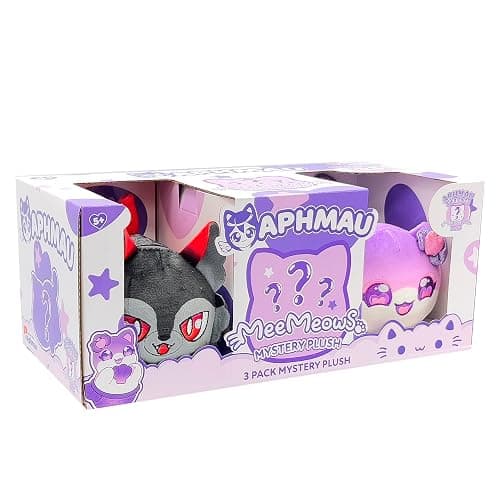 Aphmau 6” MeeMeow Plush 3-Pack, Friends Surprise Box That Includes 2 Friends + 1 Exclusive Mystery, Official Merch thumbnail 4
