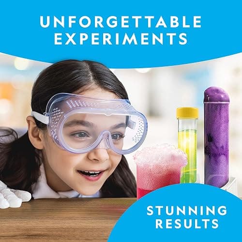 National Geographic Stunning Chemistry Set - Mega Science Kit with 45 Easy Experiments- Make a Volcano and Launch a Rocket, STEM Projects for Kids Ages 8-12, Science Toys (Amazon Exclusive) thumbnail 4