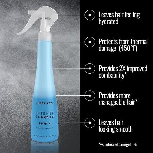 PRAVANA Intense Therapy Leave-In Conditioner Spray Treatment & Detangler | Instantly Detangles & Hydrates | Equalizes Hair Porosity | For All Hair Types | Strengthens & Softens Hair thumbnail 2