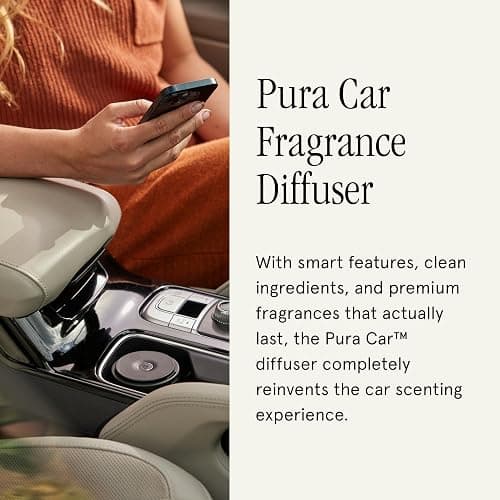 Pura Car Diffuser - Portable Fragrance System - On/Off Controlled Through Car Acceleration - Adjustable Intensity Control Through App - Fragrances Sold Separately thumbnail 3
