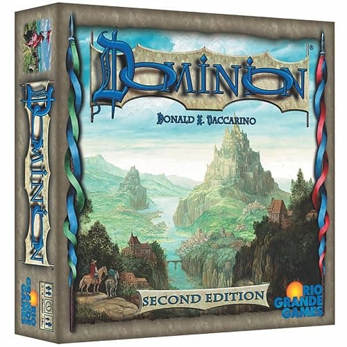 Rio Grande Games Dominion 2nd Edition | Deckbuilding Strategy Game for 2-4 Players, Ages 13+ | Updated Cards, Artwork, Streamlined Rules - Image 1