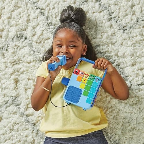 hand2mind Numberblocks Sing and Record Music Player, Kids Karaoke Microphone, Musical Toys, Toddler Boombox, Counting Toys, Preschool Math Learning Activities, Numbers for Toddlers, Birthday Gifts thumbnail 2