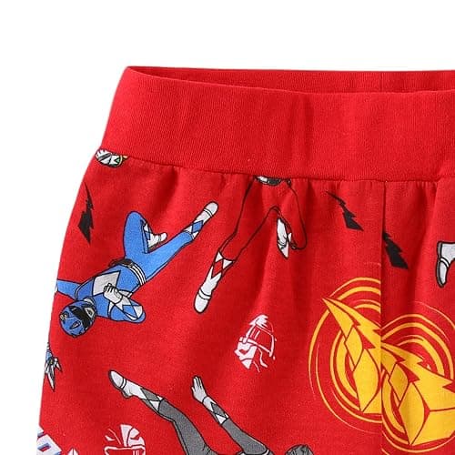 Power Rangers Boys Short Sleeve T-Shirt and Shorts Set for Toddler and Big Kids thumbnail 6