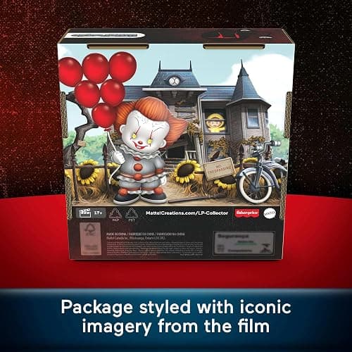 Little People Collector IT Movie Special Edition Set for Horror Fans, Pennywise & Georgie Figures in a Display Package ​ (Amazon Exclusive) thumbnail 5