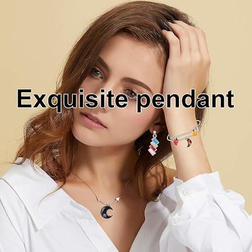 SANNIX 350Pcs Bracelet Charms Jewelry Making Charms Assorted Gold Plated Enamel Pendants for DIY Necklace Bracelet Earring Craft Supplies thumbnail 6