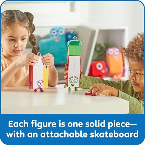 hand2mind Numberblocks Friends Thirteen and Fourteen Figures, Ages 3+ | Numbers for Toddlers, Small Figurines for Kids, Preschool Learning & Education Toys, Birthday Gifts for Kids 3-5 thumbnail 5