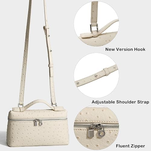 Rejolly Crossbody Bag for Women Small Pouch Top-Handle Leather Bag Designer Shoulder Handbag Quiet Luxury Trendy Purse thumbnail 2