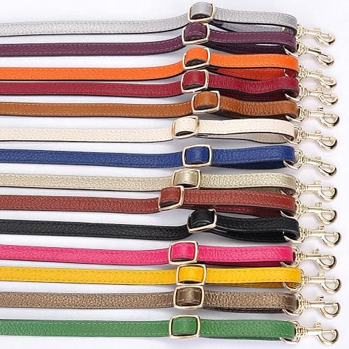 VanEnjoy Adjustable Genuine Leather Crossbody Straps Replacement - Width 1/2“, Length 25”-51” thumbnail 6