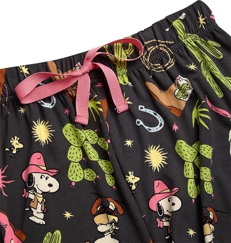 COCO BRANDS Womens Pajama Pants - Peanuts Snoopy Soft Stretch Sleepwear Bottoms - Comfy Fun Pajamas for Women (Sizes: XS-XL) thumbnail 3