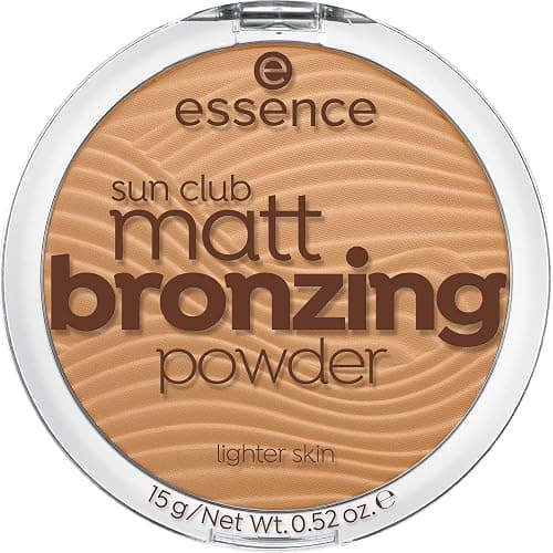 essence sun club matt bronzing powder, Bronzer, Nr. 01, Nude, mattierend, matt, für trockene Haut, für unreine Haut, vegan, ohne Alkohol, ohne Konservierungsstoffe, ohne Parabene, 1er Pack (15g) - Image 1