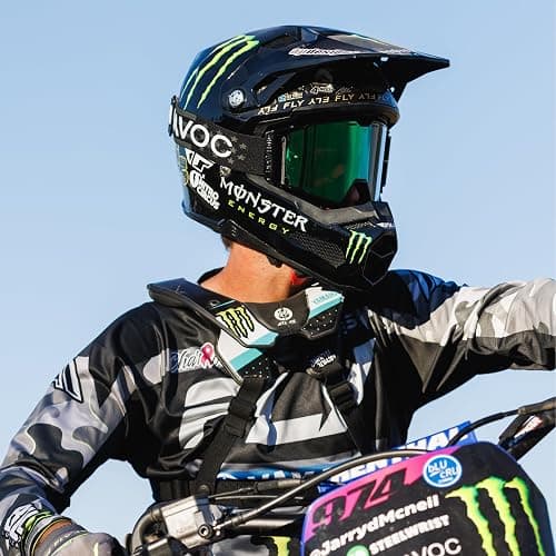 Havoc Racing Helios Goggles - For Motocross, Dirt Biking, ATV, & UTV - UV Blocking Anti-Fog Goggles thumbnail 5