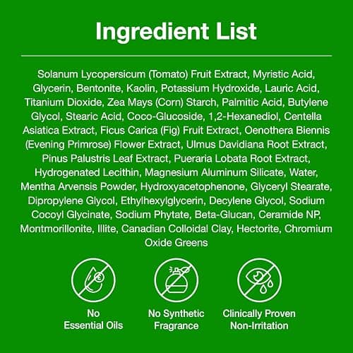 FULLY Green Tomato Pore Clay Mask Cleanser for Deep Cleansing, 4.05 fl oz | Clay Pack Cleanser for Deep Pore Cleansing, Blackhead & Sebum Control, Gentle Korean Face Wash for Oily & Combination Skin thumbnail 9