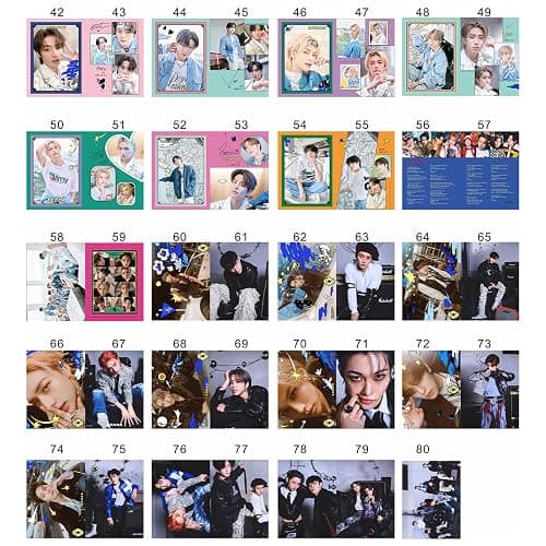 KPOPBP Stray Kids 40 Sheets Photo book Photocard Merchandise Kpop Postcards Gift for SKZ Boys and Girls (5-STAR(28.4 * 20.9CM)) thumbnail 9